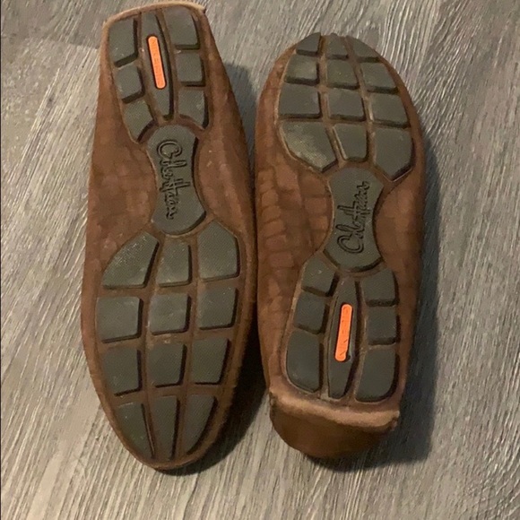 Cole Haan Croc Print Penny Loafer Chestnut 9.5 - Picture 4 of 4